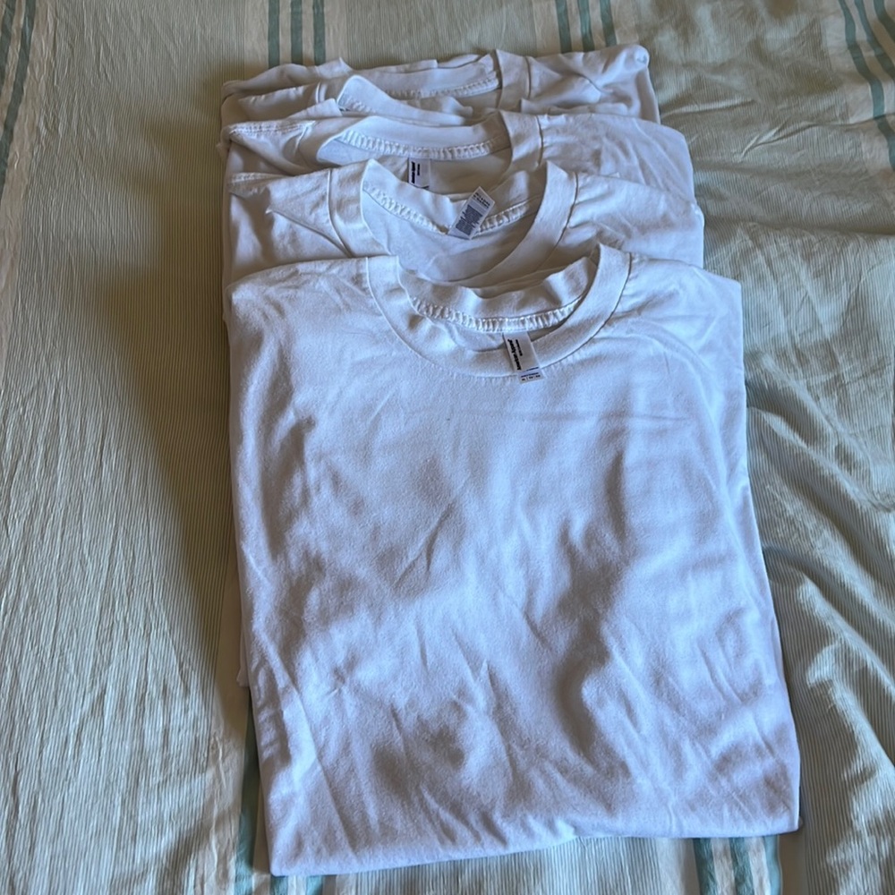 5 American Apparel T-Shirts